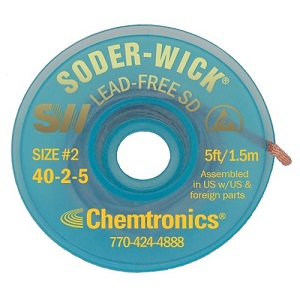 Chemtronics 40-2-5 Soder-Wick Lead-free