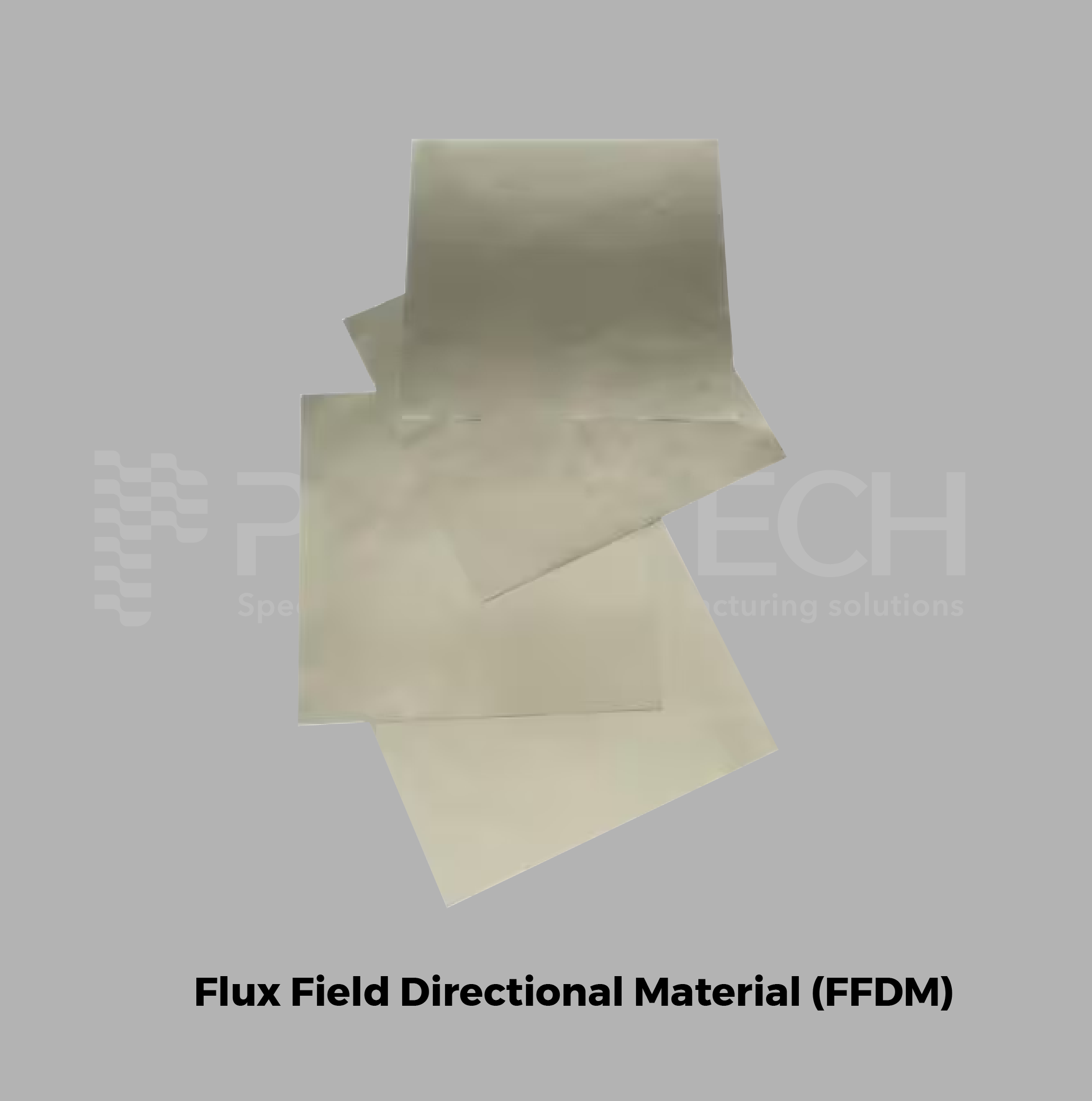 FFDM Flux Field Direction Material for NFC, RFID and WPC Devices