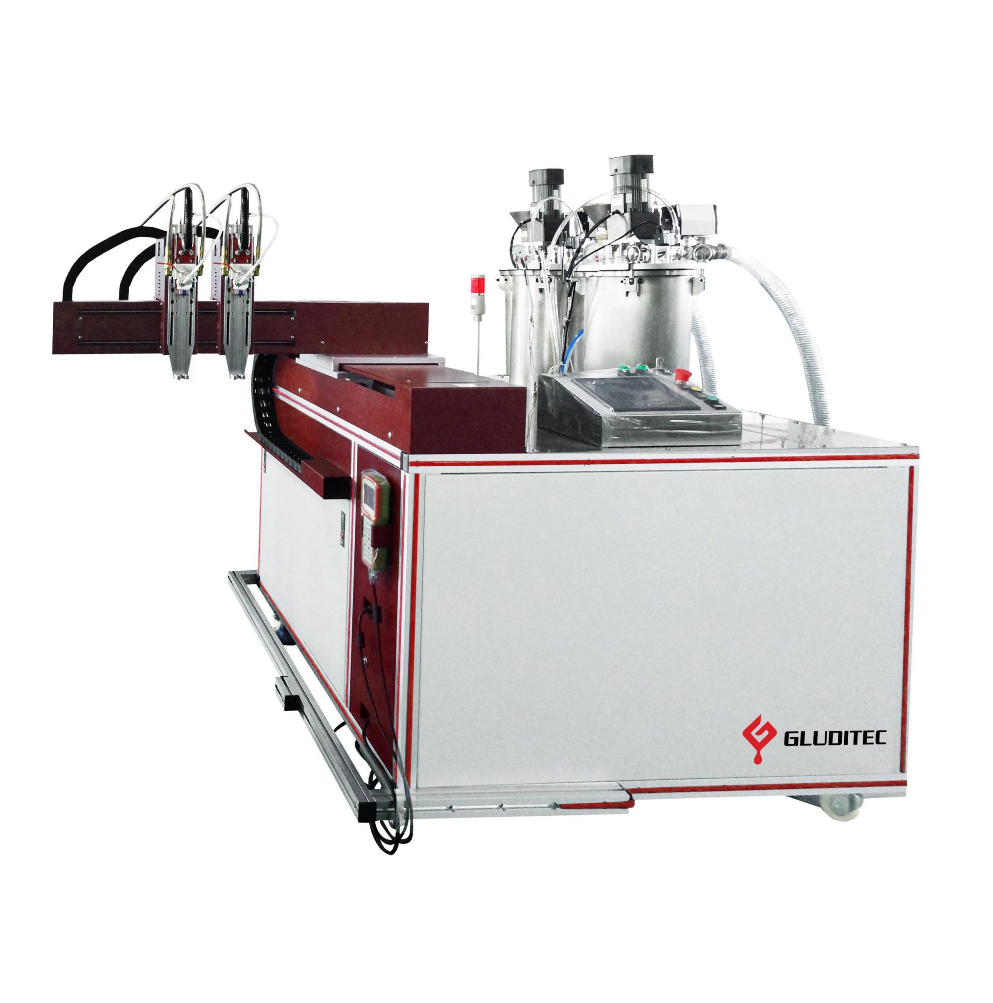 Dual Dispenser Vacuum Potting System GLT VPM650D Pros Technology