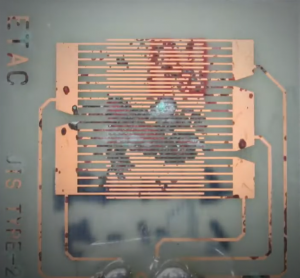 Uncoated PCB corrosion due to salt water 