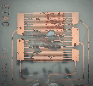 Uncoated PCB corrosion due to salt water
