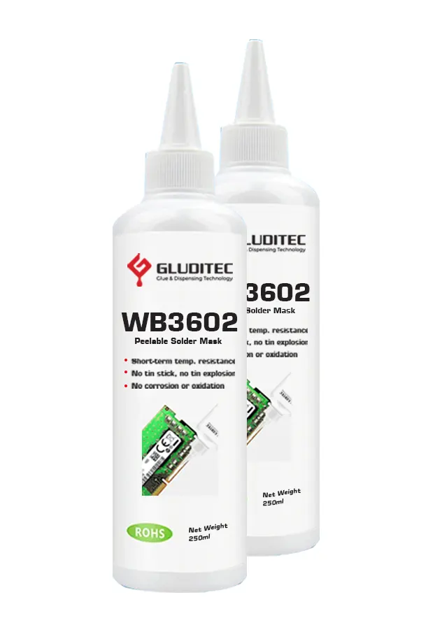 Gluditec WB3602 Water-base Peelable Solder Mask