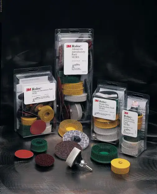 thumbnail image 2 of 3M 1" Green Roloc Bristle Discs (7530) | JB Tools 2 of 13