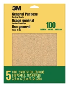 3M™ Aluminum Oxide Sandpaper Medium, 9002NA