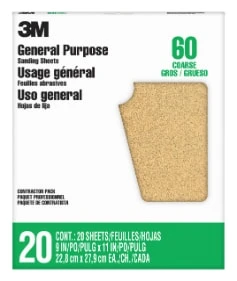 3M™ General Purpose Sanding Sheets, 87591NA-20