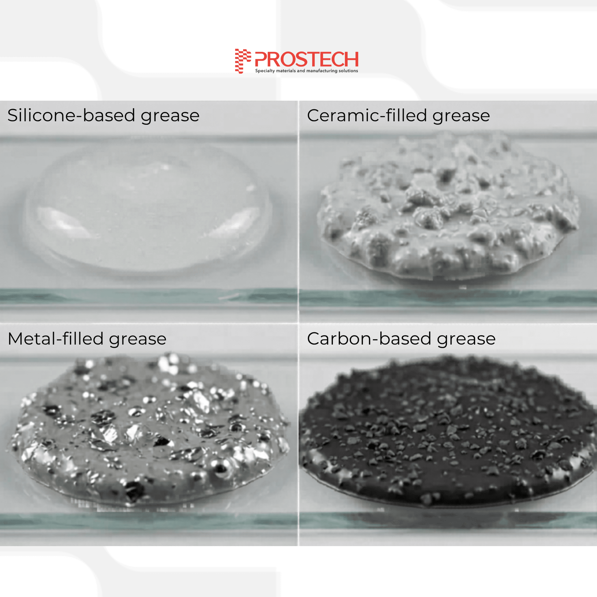 types of PCMs greases