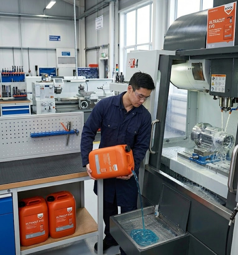 ROCOL Ultracut EVO trong xưởng gia công