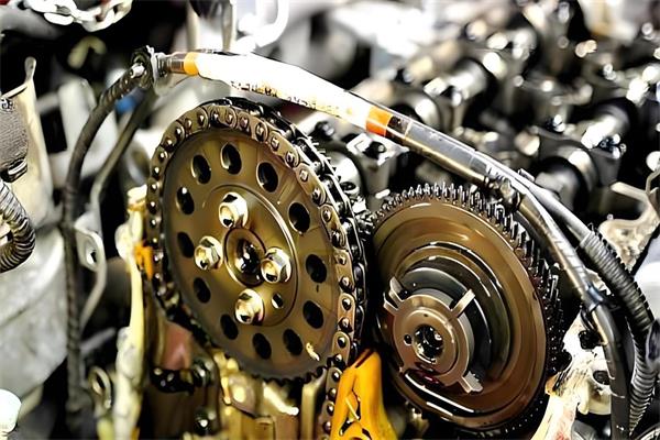 Chain and sprockets in a drive system